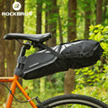ROCKBROS Wholesale Custom PVC Waterproof Bicycle Saddle Bag Bicycle Seat Bag Bike Seat Pack for Travel Folding Bag