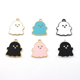 Enamel Charms Jewelry Making Charms Gold Plated Enamel Pendants for Bracelet Necklace Earring Jewelry Making and Crafting