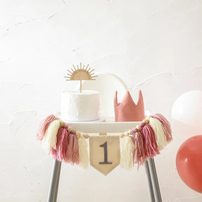 Baby Kids Birthday Banners Decoration Set