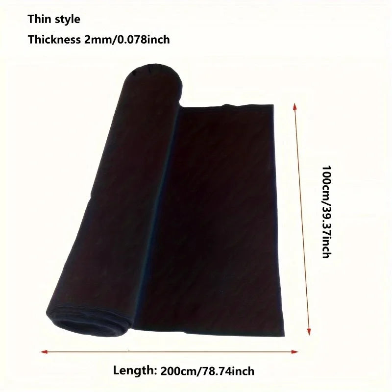 Factory Supply Waterproof Needle Punch Recycled Nonwoven Polyester Black and Gray Felt 1mm 3mm 5mm PET Thermoforming Felt