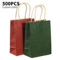 Premium Eco-Friendly Kraft Paper Bag with Handle Wholesale Classic Style Craft Paper for Sustainable Packaging