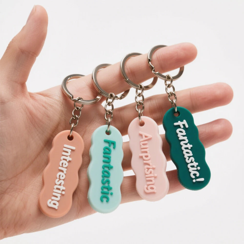 China Wholesale Pvc Soft Customized Unique Anime Pvc Design Manufacturers Personalized 2D Soft Pvc Key Chain