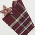 New Fashion Yarn Dyed Woven Microfiber Plaid Cotton Polyester Fabric for Boys Skirts Hospital Uniforms and Apparel