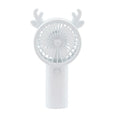 Summer Air Cooling Portable Mini Fan Cute Cartoon Deer Shaped Children's Electric Usb Charging Fan