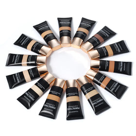OEM SPF35 Vegan Squeeze Tube Matte Foundation High Coverage Concealer Foundation for Face Makeup