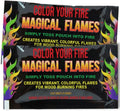 Mystical Flames Fire Colorant Powder for Campfire Fireplace & Camping-Change Fire Color with Ease