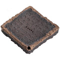 Heart Sutra Japanese Gilding Iron Glaze Small Size Stoneware Pot Tray Water Storage Tea Table Pot Mat Pot Tea Tray