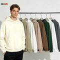 2026 New Hoodies for Men Plain FrenchTerry Oversized Eco-Friendly Breathable Heavy Weight Cotton Pullover Cropped Men's Hoodies
