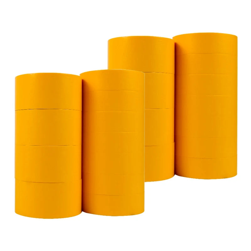 Mingcan UV Resistantance 7-14 Days No Residue Goldband Cinta Masking Tape for Car Automotive Painting Indoor Outdoor Use
