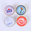 Custom Wholesale 30mm Cheap Metal Round Blank Pin Badge