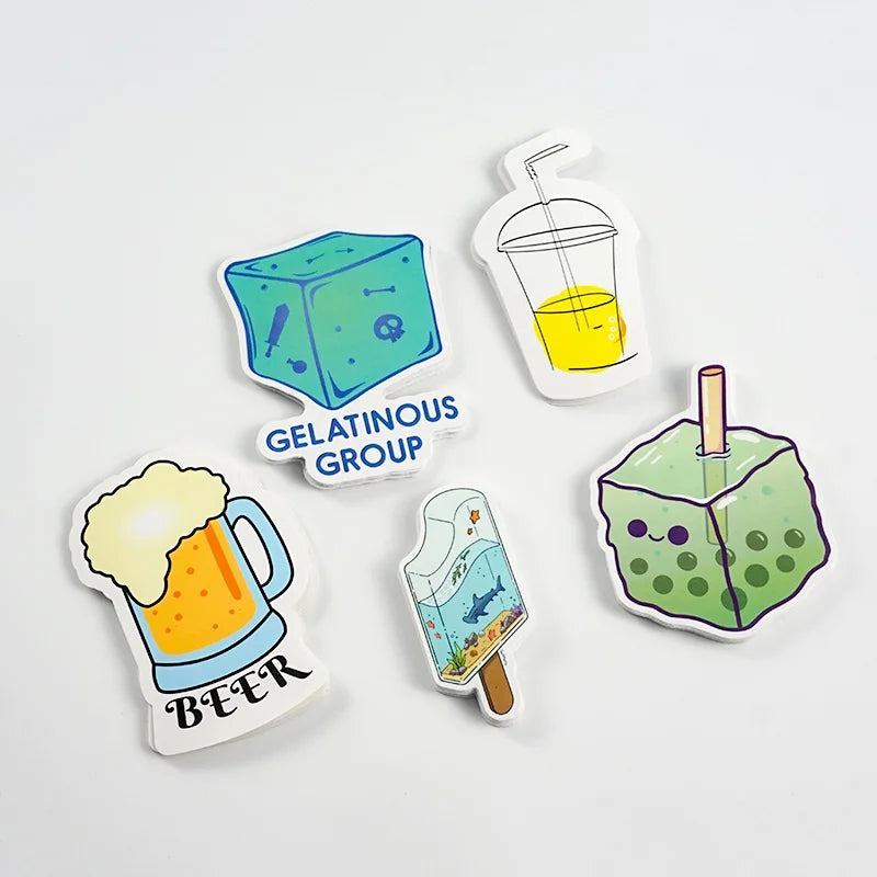 Custom China Waterproof Vinyl Die Cut Sticker for Candle Craft Photo Frame Use