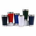 New Product Ideas 2024 Eco Friendly Portable Customizable Logo Brazil 16oz Copo Termico Tumbler Beer Mug Cup With Beer Opener