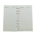 A5 A6 Planner Refills Inserts Filler Paper Pages for 6-Ring Binder Journal Dairy Daily Weekly Monthly Todo