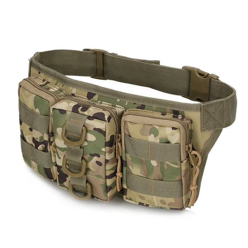 Wholesale Multi-functional Camouflage Fanny Pack Women Tactical Waist Bag Men Tactical Hip Bag