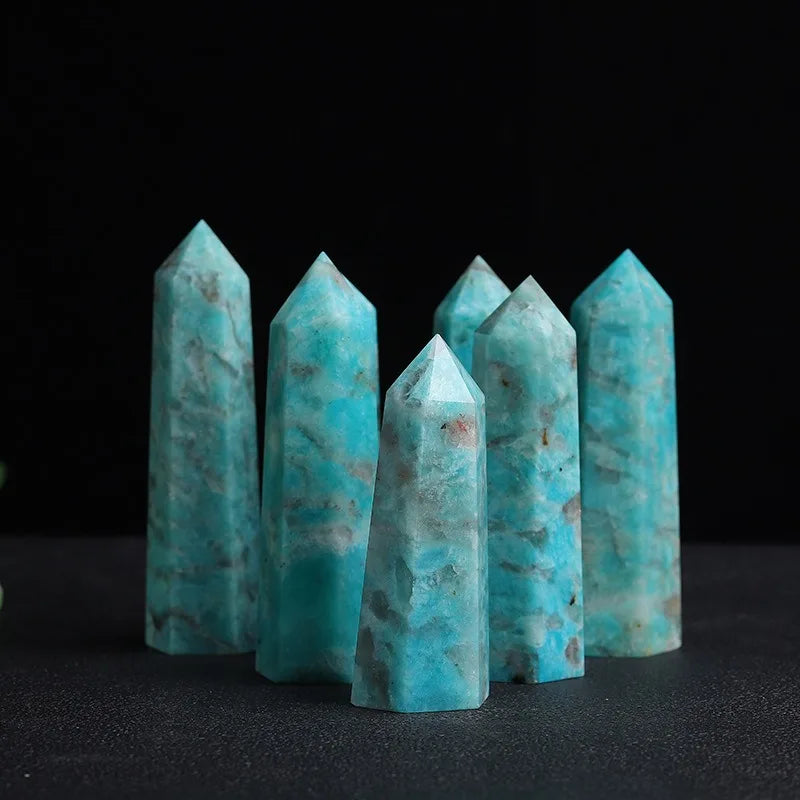 2024 Hot Sale Modern Hexagonal Prism Crystals and Stones Textures Crystal Tower Crystal Points for Decoration