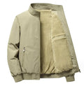 Solid Windproof Men's Jacket Winter Warm Men Thick Fur Oversized Clothes Coat