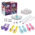HUANUO Girls Fashion Princess Jewelry Toys Pretend Play Makeup Set Jewelry Boutique Dress up Shoes in a Box