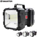 Dual Led Flash Light Xhp50 Spotlight Searchlights High Power Led Torch Super Bright Light Rechargeable Flashlights for Sale
