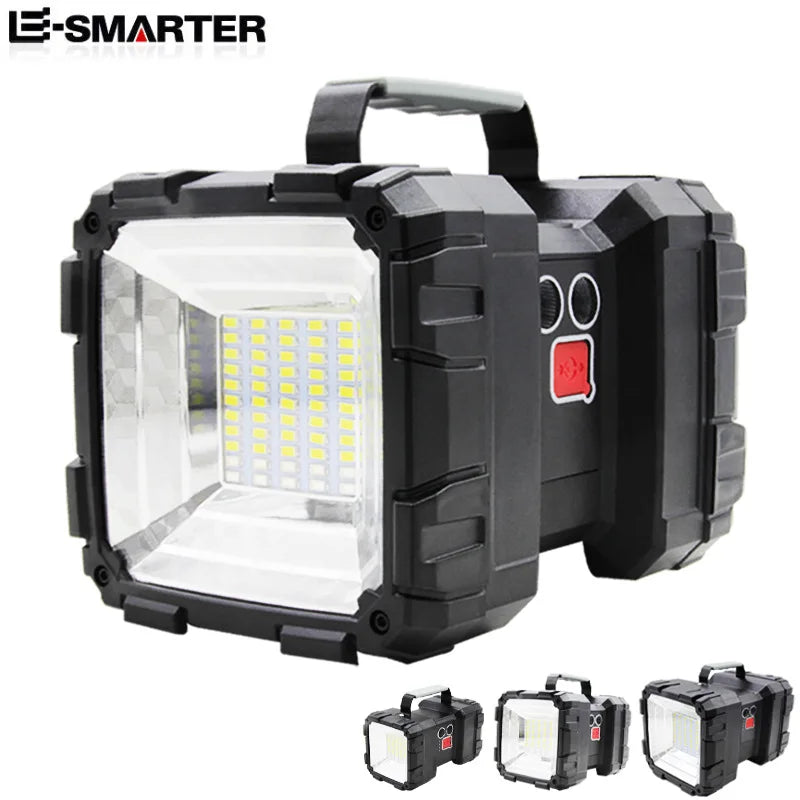 Dual Led Flash Light Xhp50 Spotlight Searchlights High Power Led Torch Super Bright Light Rechargeable Flashlights for Sale
