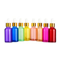 Serum Essential Oil Customize Gradient Color 5ml 10ml 15ml 20ml 30ml 50ml 100ml Glass Dropper Bottle
