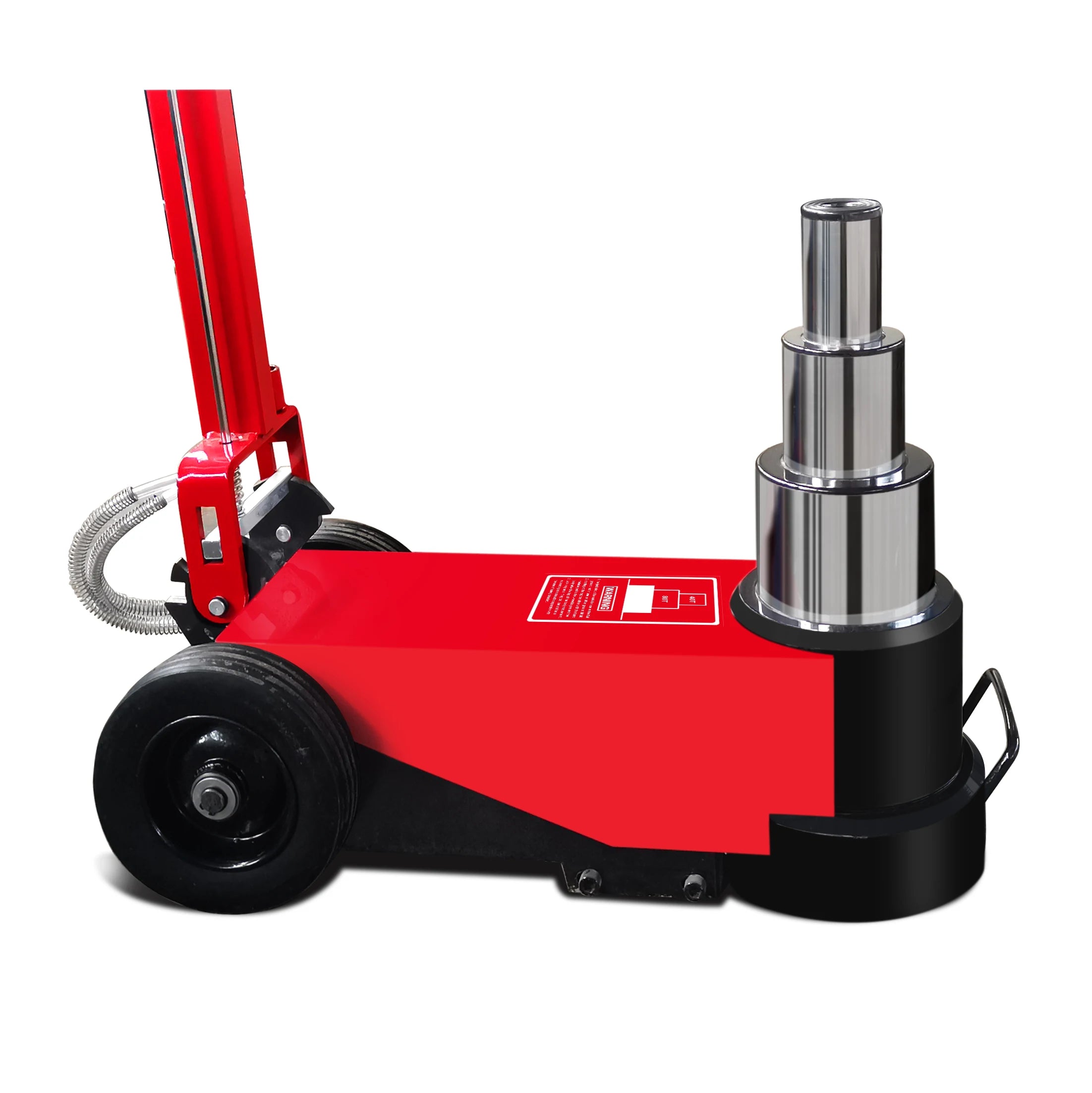 40/80 Ton Red Automotive Truck Repair Tools Air Pneumatic Hydraulic Floor Lift Vehicle Trolley Jack