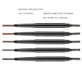 Wholesale New Double Head Eye Brow Pen 5 Colors Vegan Natural Waterproof Custom Logo Eye Brow Pencil