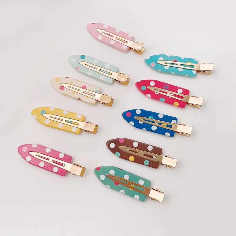 Genya Acrylic No Crease Hair Clips Hair Clip Ins Duck Bill Clips No Dent Alligator for Salon Hairstyle Hairdressing Bangs