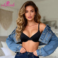 Women's Seamless Bralette Plus Size XL Lift Push-up Breathable Underwire Adjustable Straps Solid Pattern Everyday Big Cup Bra