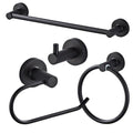 3-Piece Modern Steel Wall-Mounted Bathroom Hardware Accessories Set