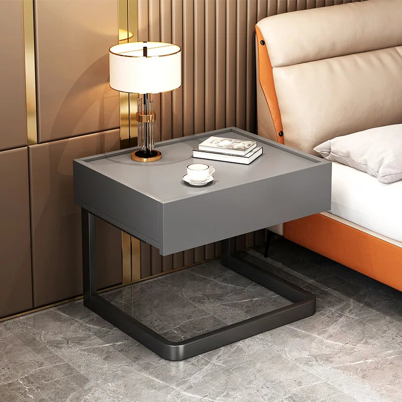 Bedside Cabinet Simple Modern Luxury Ins Style Bedroom Simple Bedside Drawer Cabinet Home Italian Bedside Storage Rack