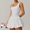 2025new Arrival Sports Dress Women's Fashion Tape Outdoor Running Fitness Tennis Skirt Yoga Sports Skirt