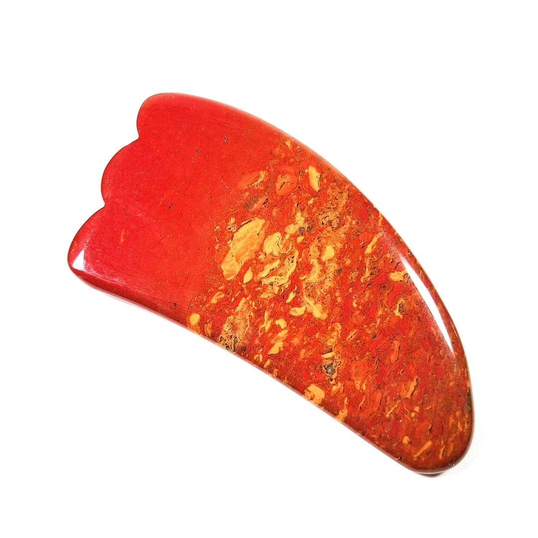 Huiying Good Quality Mookaite jasper Healing Crystals Guasha Tool Good for Health Body Equipment Board Claw