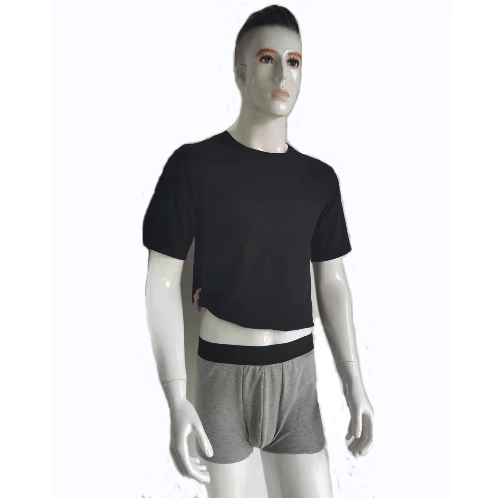 Faraday Fabric Breathable Knitted Anti Odor Block Radiation EMF Protection Men's Inner Underwear Boxer with Waist