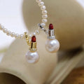 P2507 10-11mm DIY Natural Freshwater Pearl Charm Pendant Necklace Accessory 925 Sterling Silver Jewelry for Women Without Chain