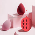 Latest Design Hot Selling Durable Silicone Beauty Make up Puff Case Makeup Sponge Holder for Travelling