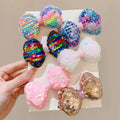 Sequins Big Hair Bow for Girls Headband Hair Accessories Baby Kids Handmade Hair Bows Without Clip