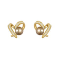 P-each 925 Silver Huggie Earrings Trendy Fashion Accessories with Zircon Stones Alloy Material Elegant Temperament