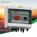CNLonQcom PV Solar System Outdoor Solar Energy PV DC 1000V 2IN 1 OUT 2 Strings IP65 Waterproof Combiner Box MegaBDM