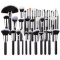 High Quality 40pcs Vegan Professional Cosmetic Makeup Brush Set Fashionable Personalized Custom Logo High Quality Vegan Brushes