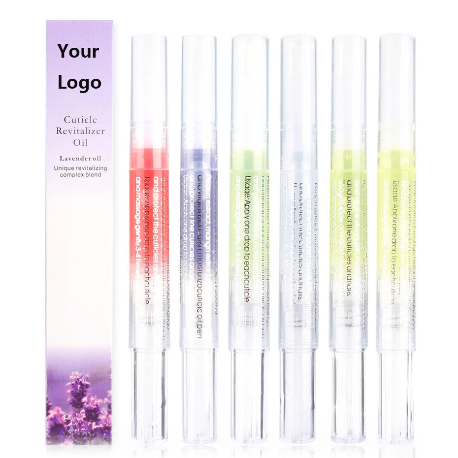 Free Sample Private Label Nail Cuticle Oil Manufacturers Wholesale Nail Care Supplies Custom Logo Cuticle Oil Pen for Nail Salon