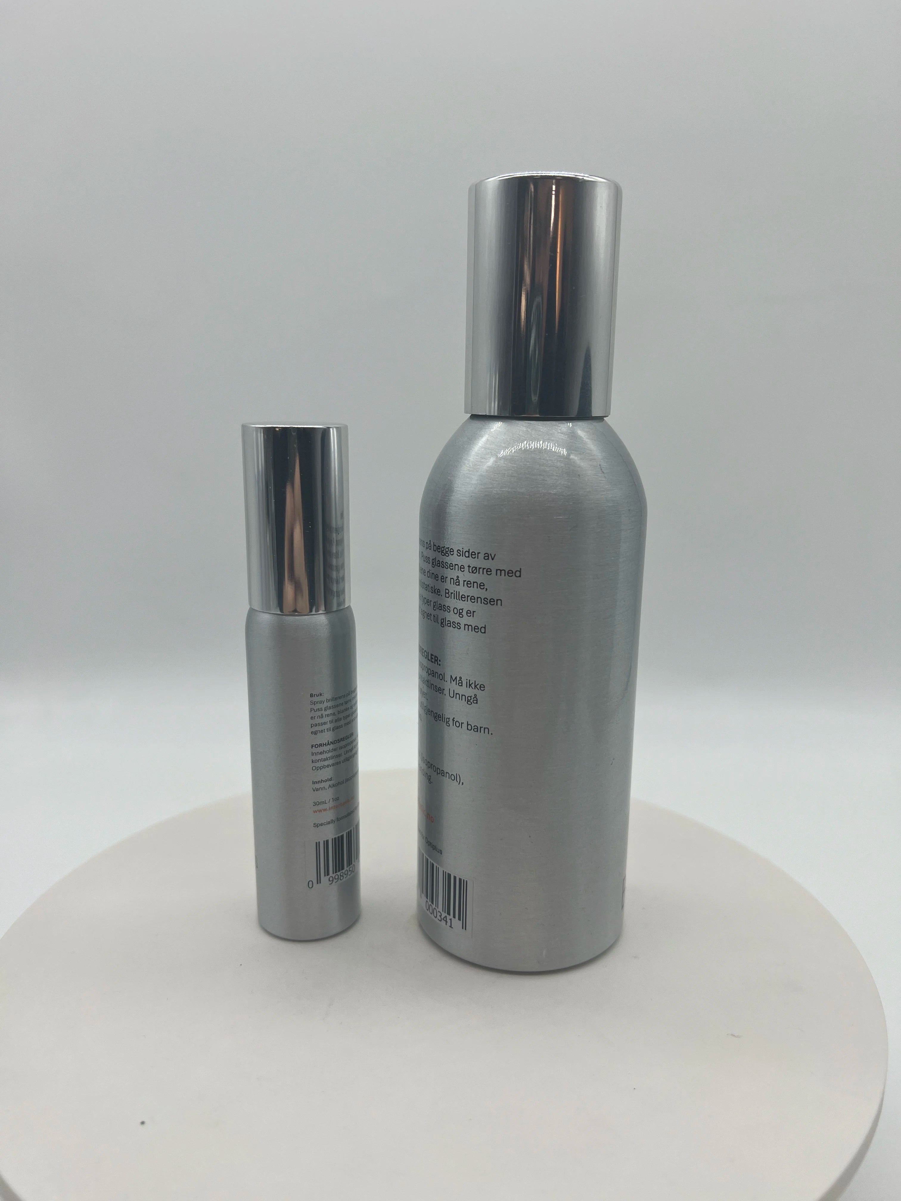 Aluminum Aerosol Dispenser with Offset Printing 10ml 30ml 50ml 60ml 100ml 200ml Dosage Pump 0.12ml Pump Unit Aluminum Bottle