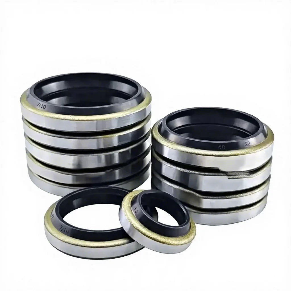 TTO SOG N0K DKB Type Iron Shell+NBR Rubber Oil Proof  Dustproof Ring for Oil Cylinder Wiper Seal  Dust Seal DKB 18-175mm