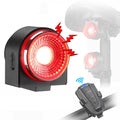 A8 Pro Bike Rear Light Multifunctional LED Bicycle Tail Lamp Security Alarm IP65 Waterproof USB Chargeable Battery Night Riding MegaBDM