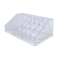 16 Grids Plastic Transparent Cosmetic Jewelry Makeup Tabletop Organizer Display Holder Lipstick Container Storage Box