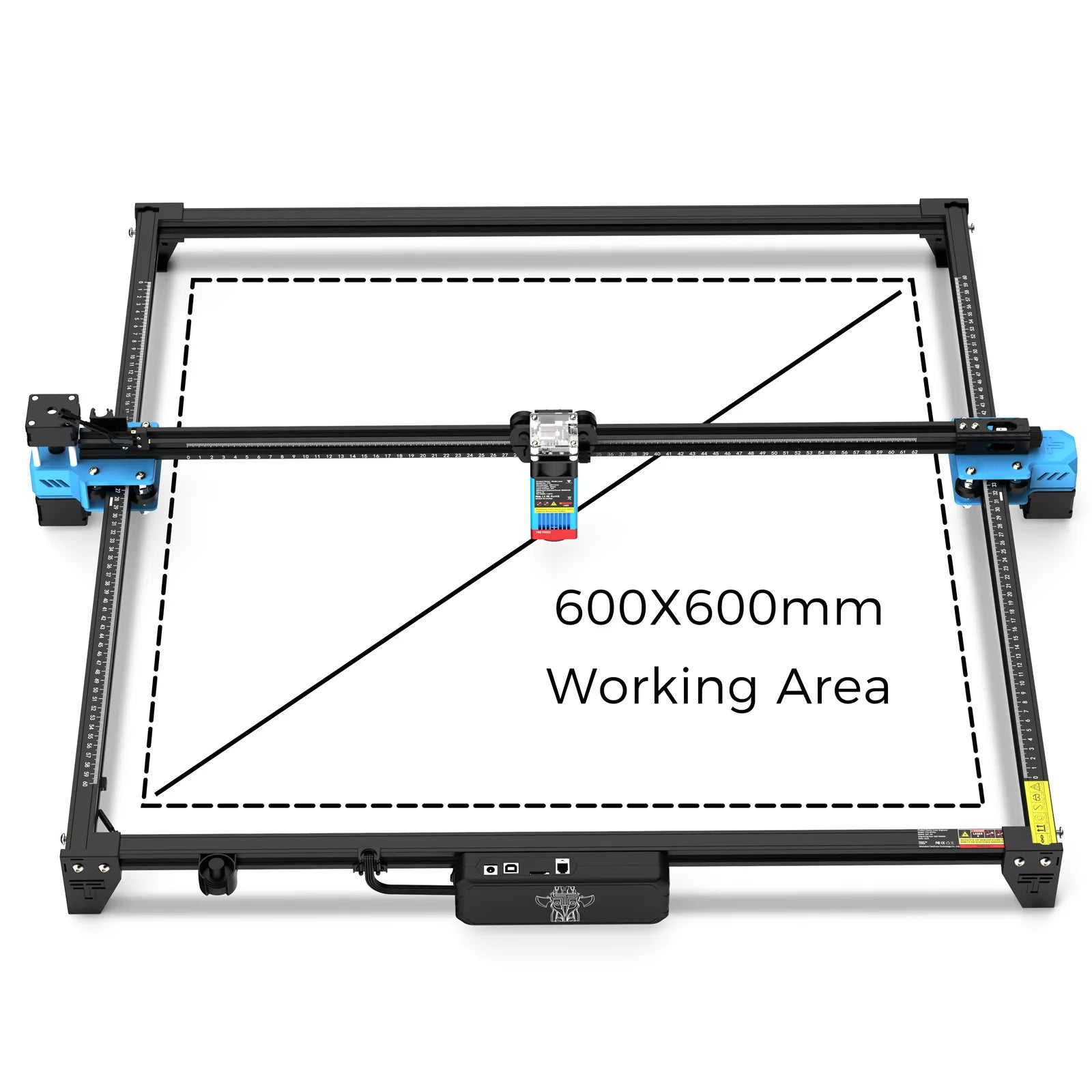 TWOTREES Laser Engraver Parts Expansion Upgrade Kit  Frame Only 60*60 Use for TTS Series Engraving Machine