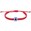 New Arrival Blue Devil's Eye Lucky Rope Woven Adjustable Bracelets Red Rope Braided Bracelet for Women Men