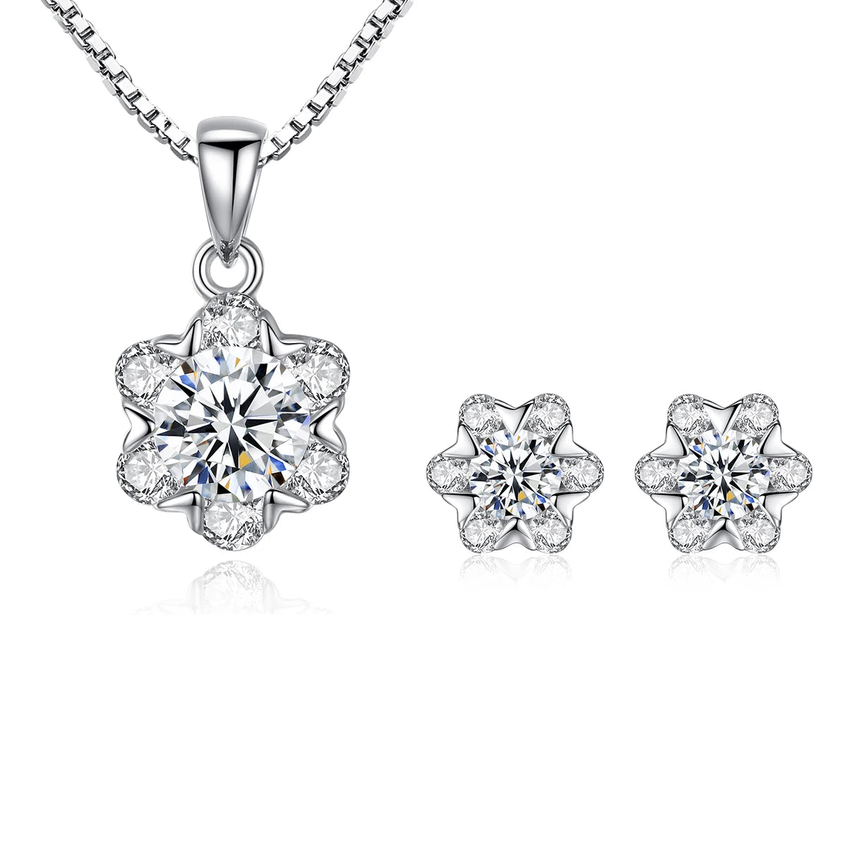 CZCITY Cz Necklace Earring Woman Pendant Korean Fashion Designer Minimalist Lady Iced Out Jewelry Sets