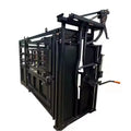Heavy Duty Automatic Galvanized Cattle Squeeze Chute Scales 3D Modeling Available Livestock Crush Farm Equipment for Cattle