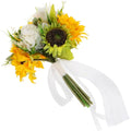 Artificial Silk Sunflower Bouquet Flowers Vases Table Centerpiece Party Home Wedding Floral Bouquet Kitchen Decoration