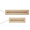 Wholesale Modern Solid Wood Custom LED Night Light Base Bracket 3D Beech Lamp Holder DIY Acrylic Living Room Use Switch Control